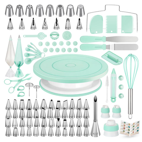 Kootek 158-pcs cake decorating kit full set for bakers.