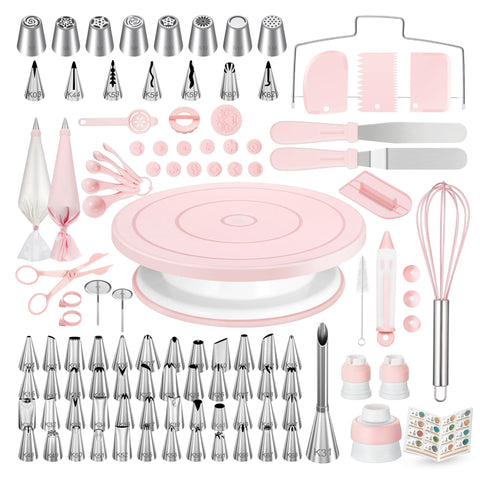 Kootek 158-pcs cake decorating kit for versatile home baking