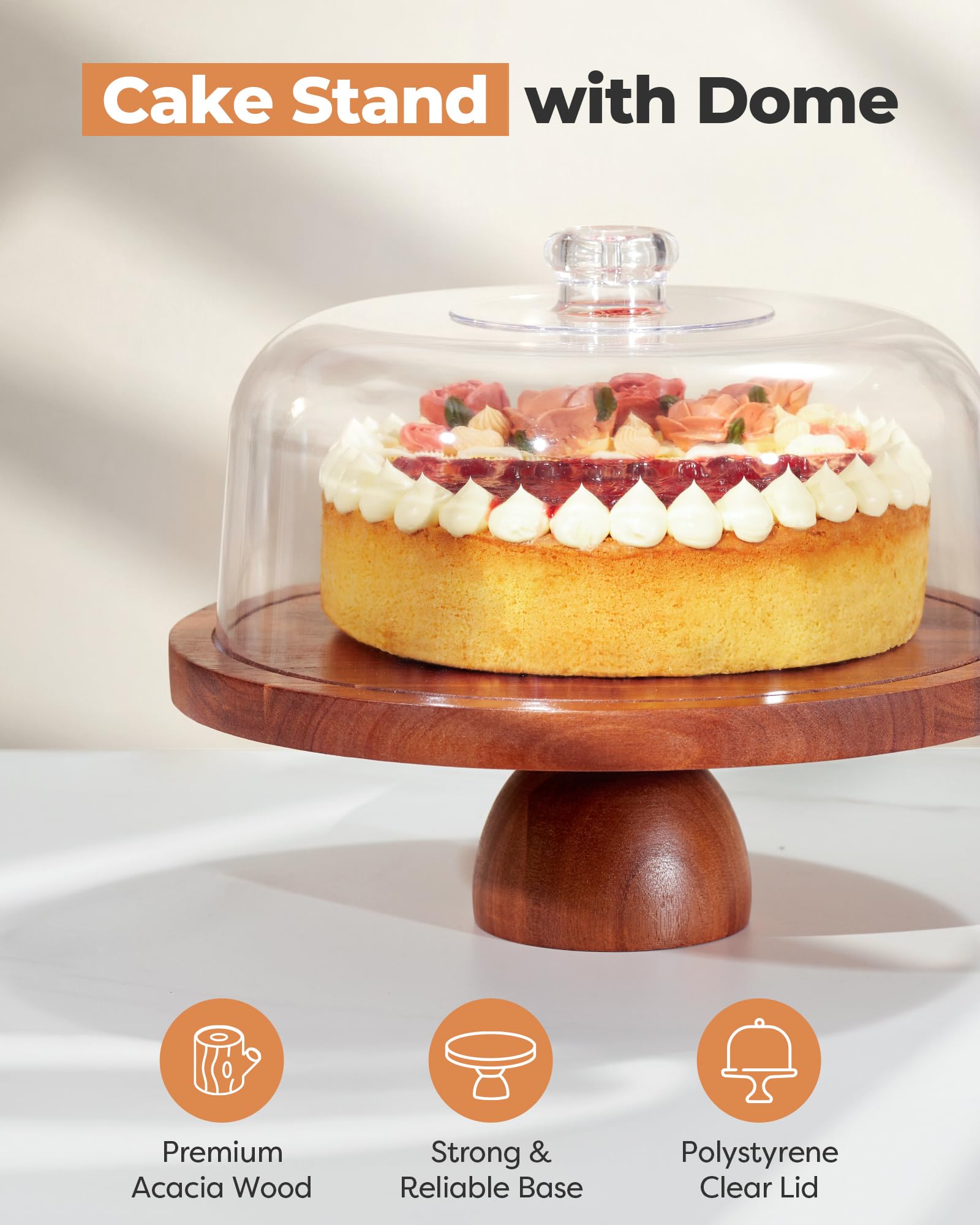 Kootek 2in1 cake stand and charcuterie board versatility for gatherings