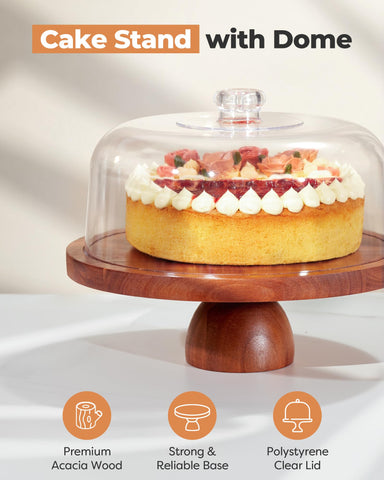 Kootek 2in1 cake stand and charcuterie board versatility for gatherings