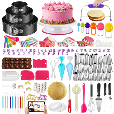 Kootek 700pcs cake decorating kit for creative home baking and decorating versatility