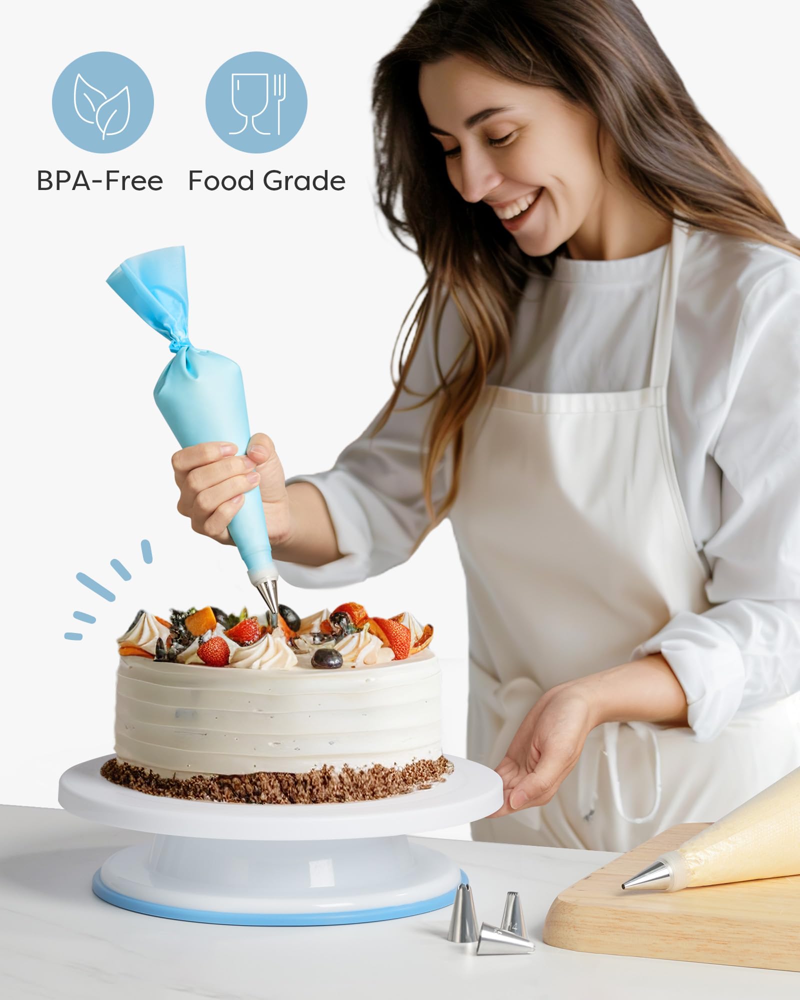 Kootek video tutorial booklet guiding beginners through decorating steps.
