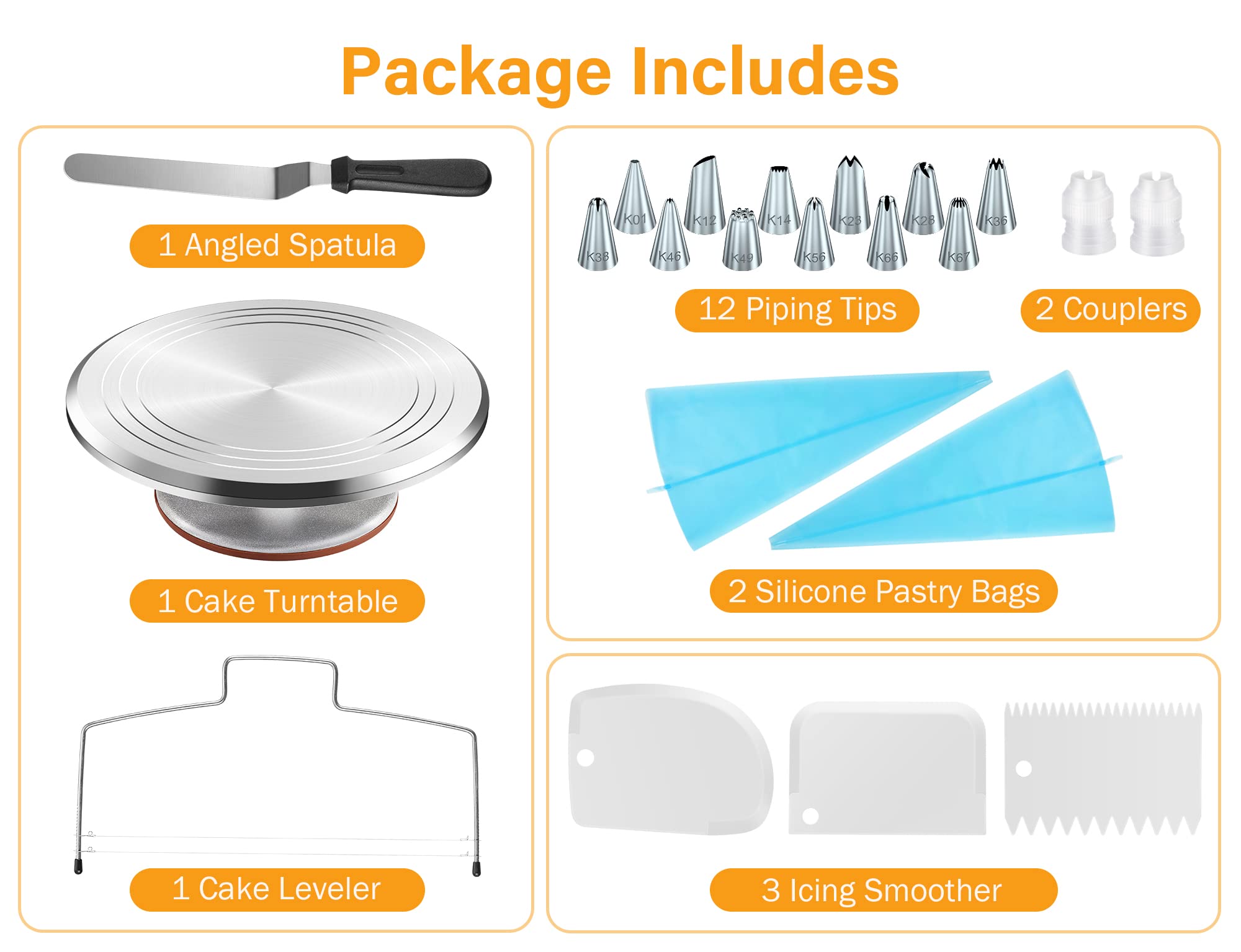Kootek all in one decorating kit ready for celebrations