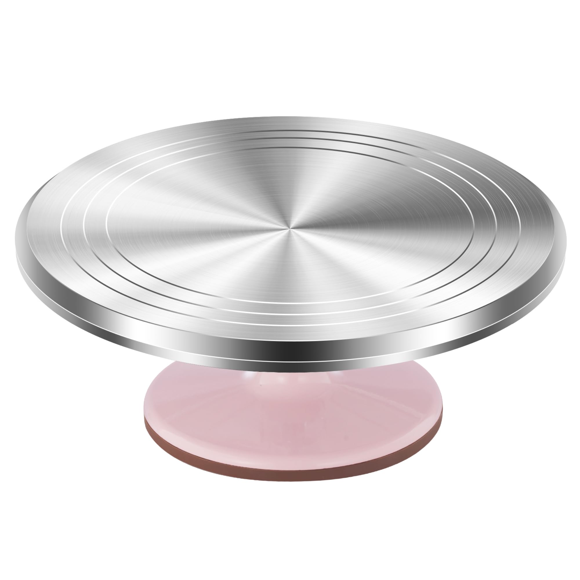 Kootek aluminium alloy revolving cake stand 12 inch, durable for reliable decorating.