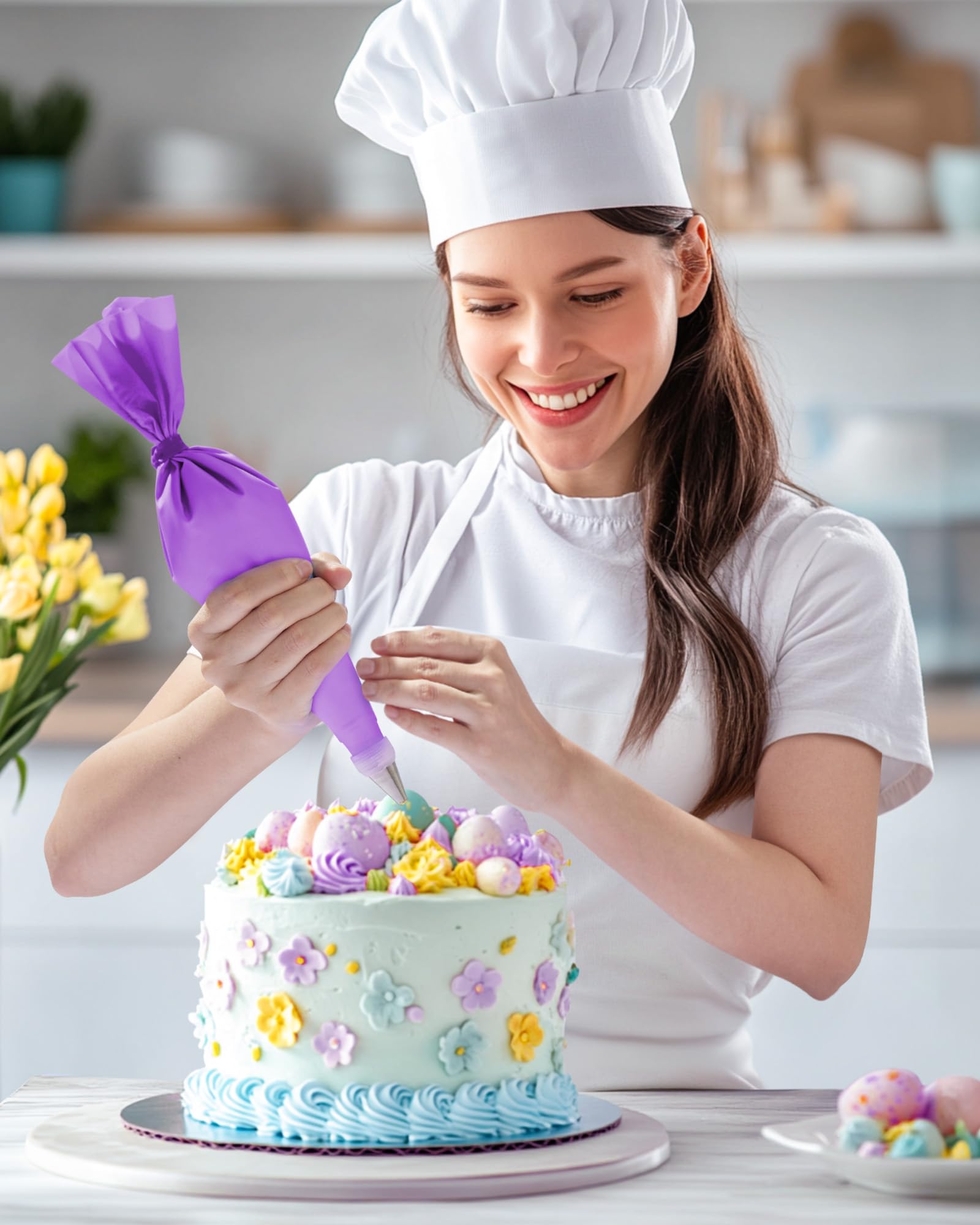 Kootek cake decorating kit shown in use for inspiring ideas.