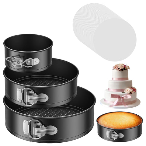Kootek 4-inch cake pan for mini cheesecakes and individual servings.