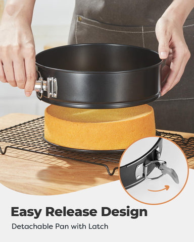 Kootek 7-inch cake pan ideal for medium layer cakes and quiches.