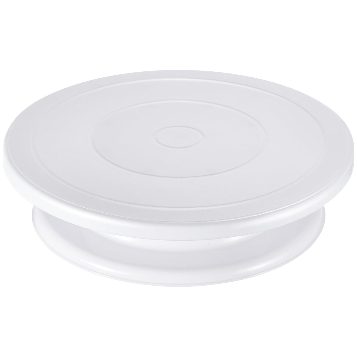Kootek cake stand 11-inch rotating turntable for precise frosting access.