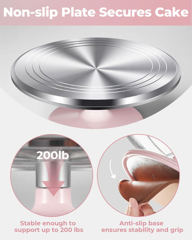 Kootek ideal for decorating classes and workshops using a rotating cake stand.