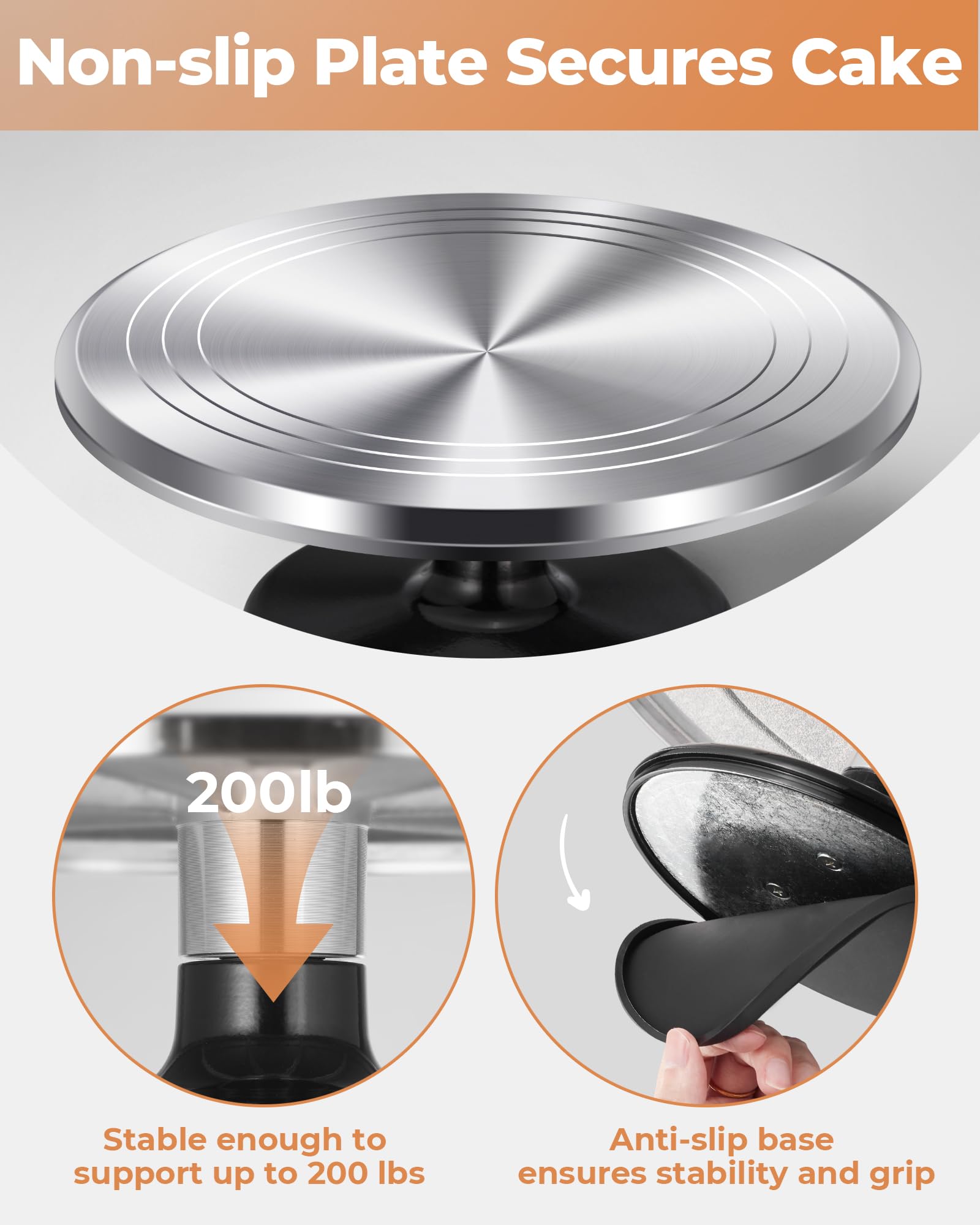 Kootek decorating surface lines guide aids precise alignment for cake and board