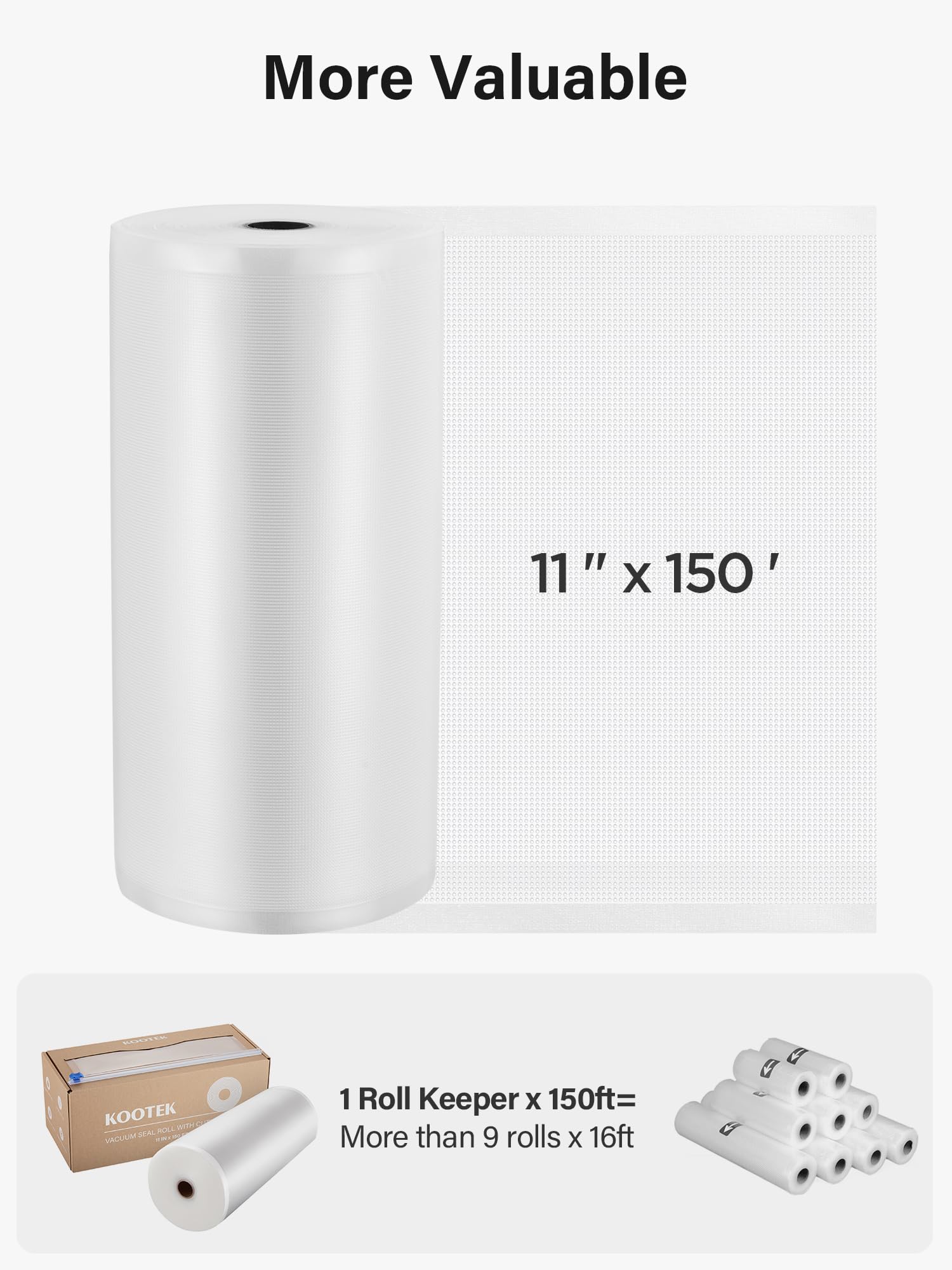 Kootek bags compatible with all vacuum sealers for versatile kitchen use