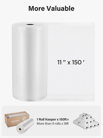 Kootek bags compatible with all vacuum sealers for versatile kitchen use