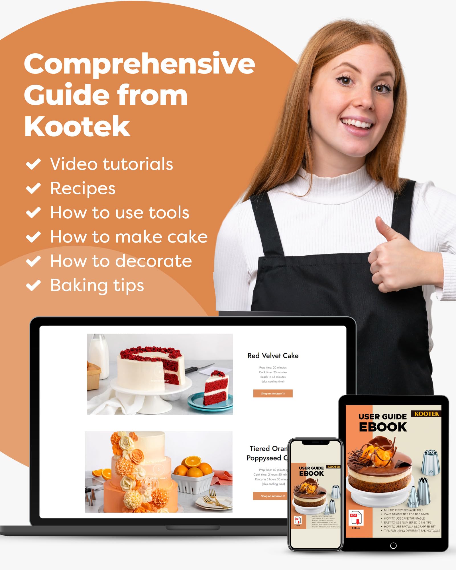 Kootek flower nails lifter for flawless flower decorations.