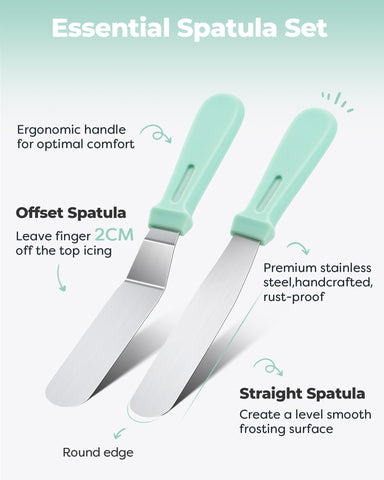 Kootek fondant molds set for creative cake toppers.
