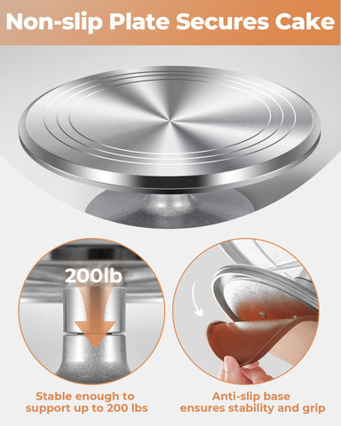 Kootek guiding lines aid precise placement on cake boards.