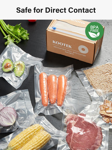 Kootek bags for meal prep and organized food storage.