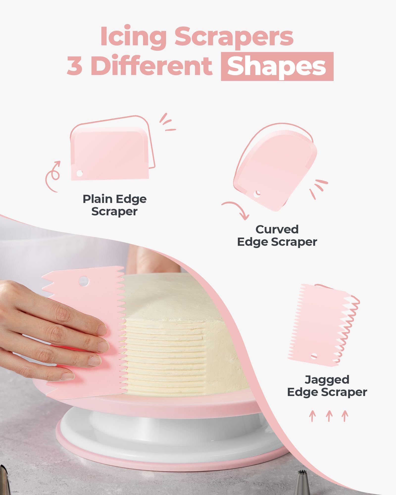 Kootek pastry bags with disposable and reusable options