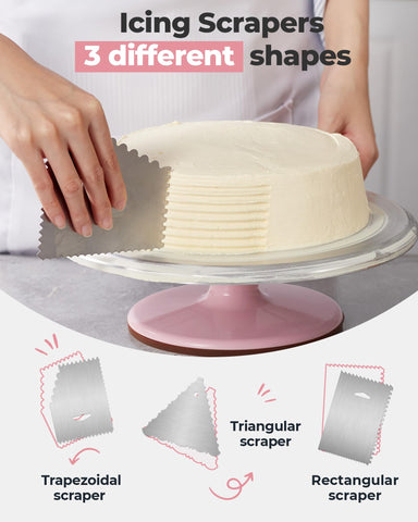 Kootek silicone icing spatula for even mixing and spreading