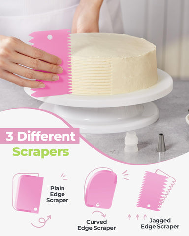 Stainless steel piping tips by Kootek for precise patterns