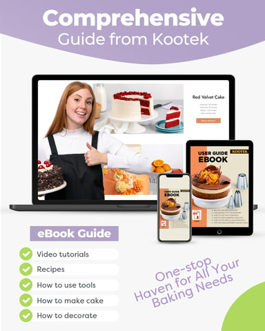 Kootek storage box keeps decorating tools organized and ready.