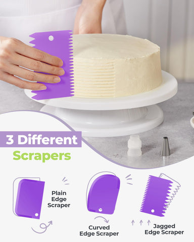 Kootek two reusable piping bags reduce waste and simplify cleanup.
