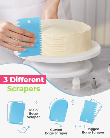 Kootek two reusable piping bags with smooth interior for easy cleanup
