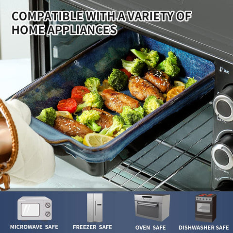 KOOV lead-free, non-toxic glaze ensures safe everyday cooking and easy cleanup.