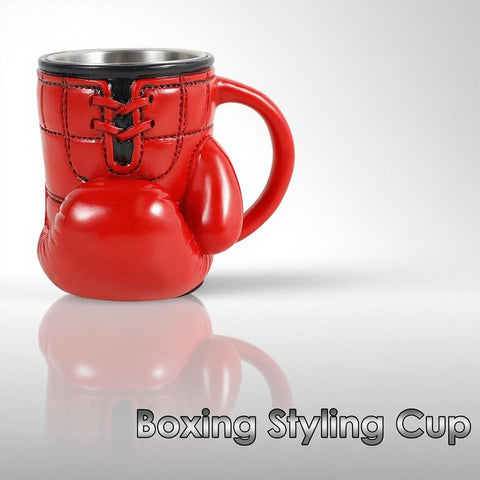 KoovDem boxing glove mug ceramic detail shows premium craftsmanship