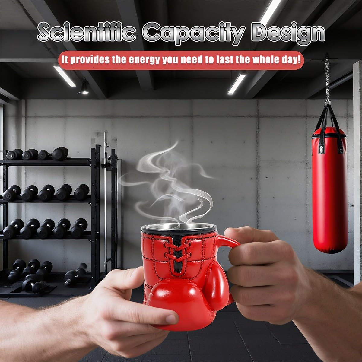 KoovDem boxing glove mug gift idea packaging-ready presentation