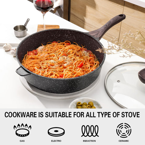 Kordisen induction-compatible base ensures fast, even heat on all stoves