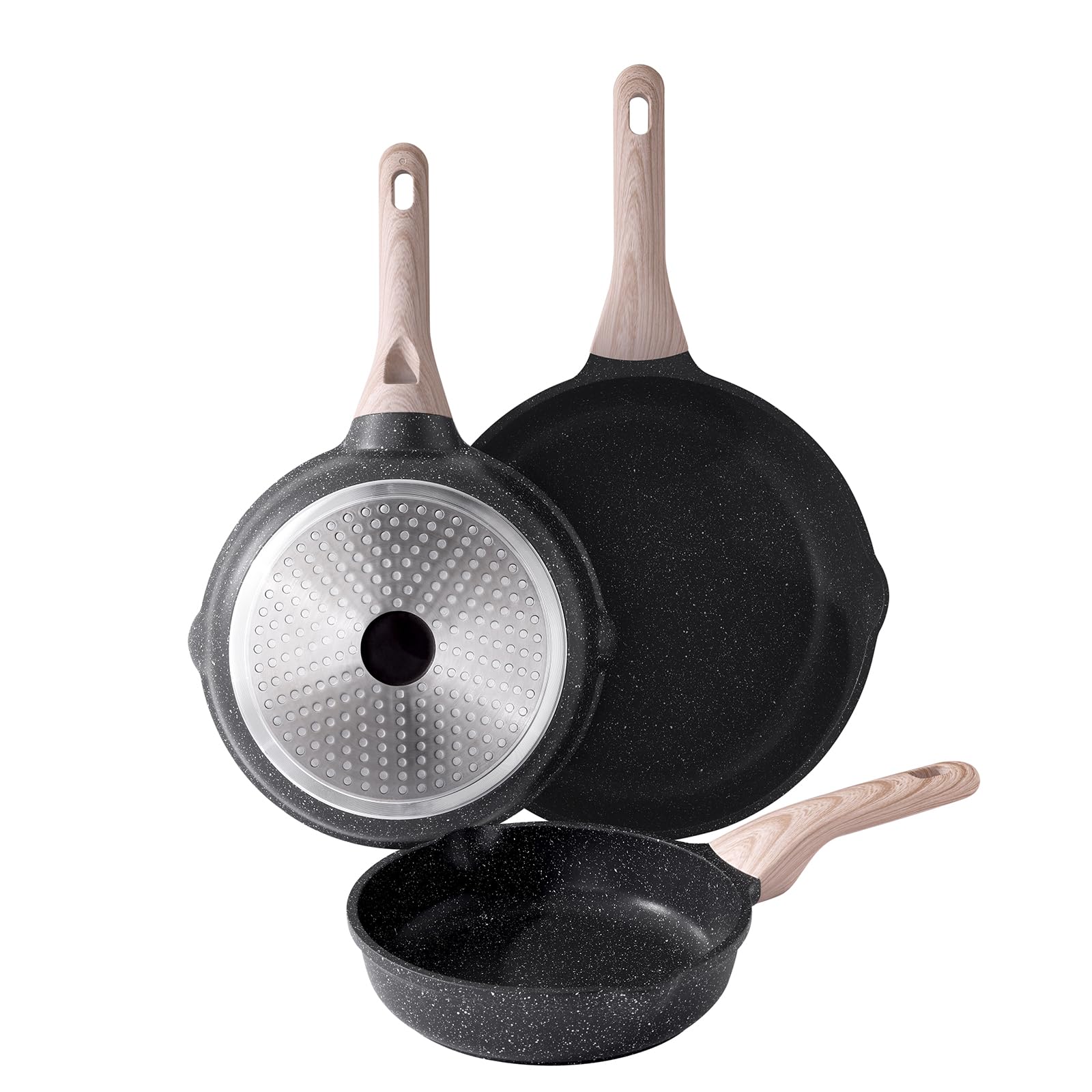Kordisen 8-inch nonstick frying pan for quick, low-oil cooking