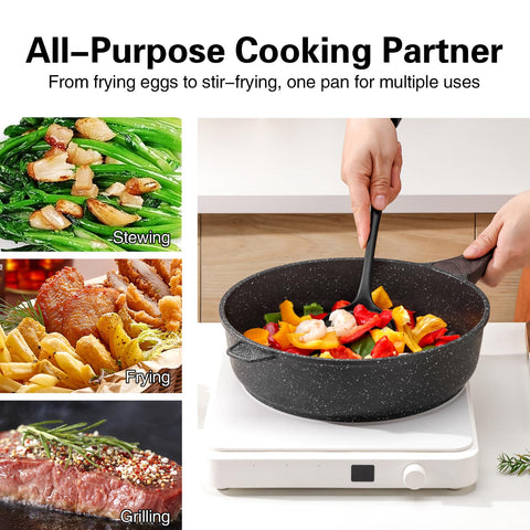 Kordisen tempered glass lid lets you watch cooking without lifting