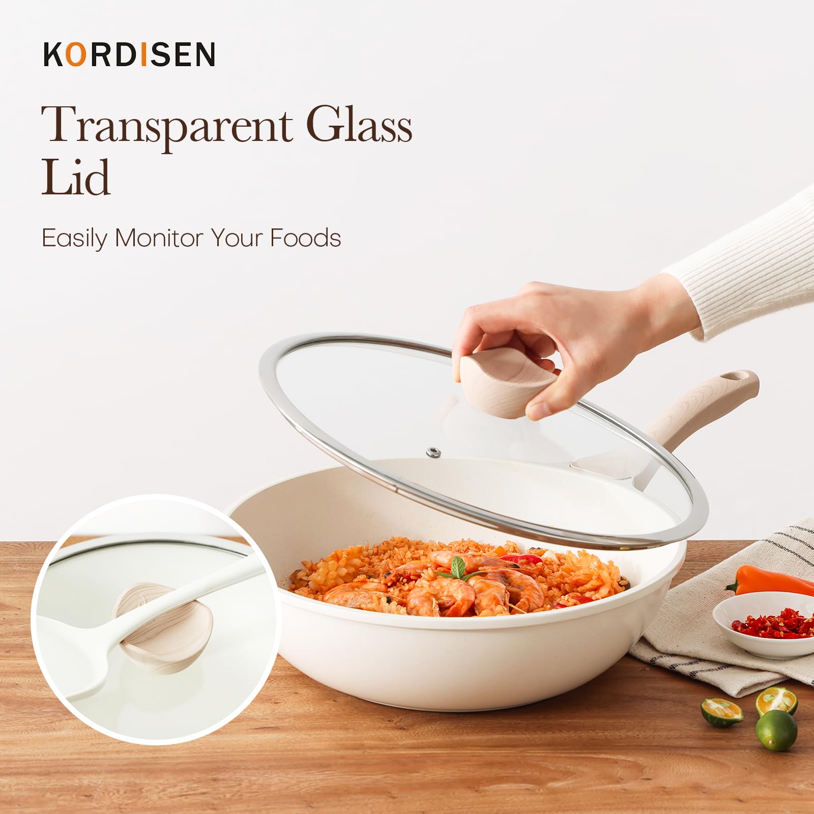 Kordisen versatile for sautéing, stir-frying, and more.