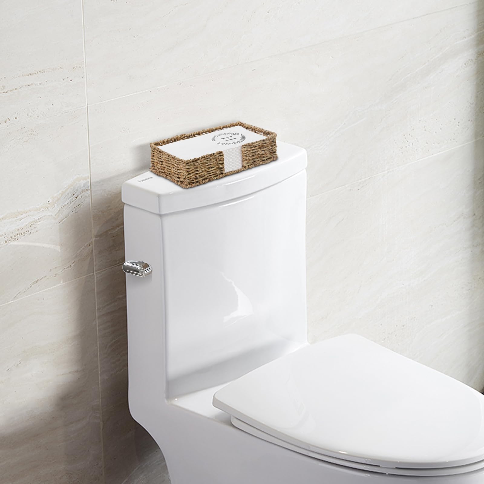 Kordory Seagrass tray with concealed wires for safe, edge-free use.