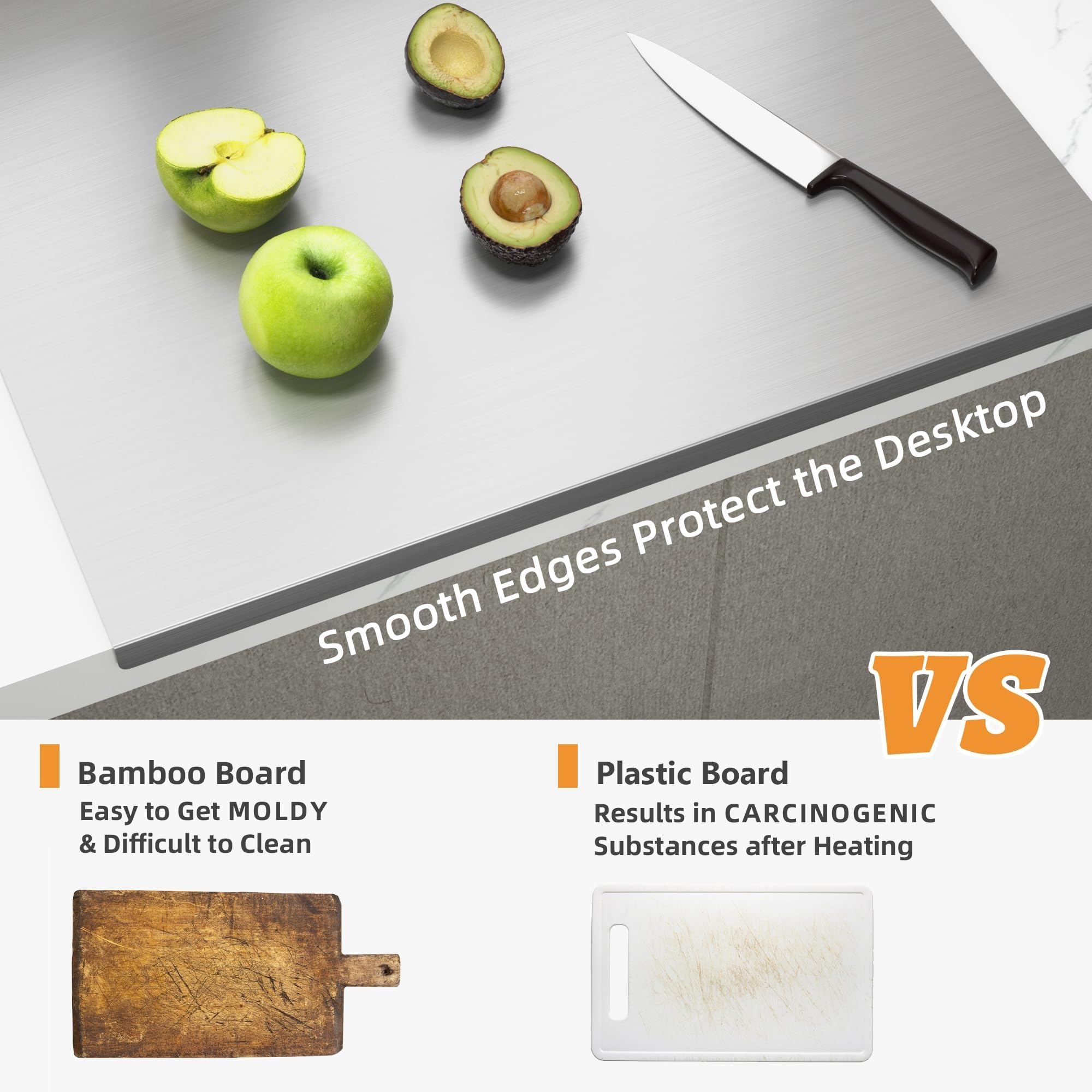 Korvos anti-slip mat keeps board stable during chopping
