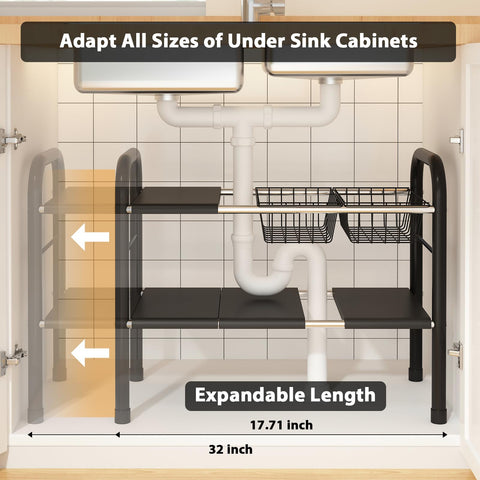 KOSIWU removable baskets simplify quick removal for cleaning or reorganization.