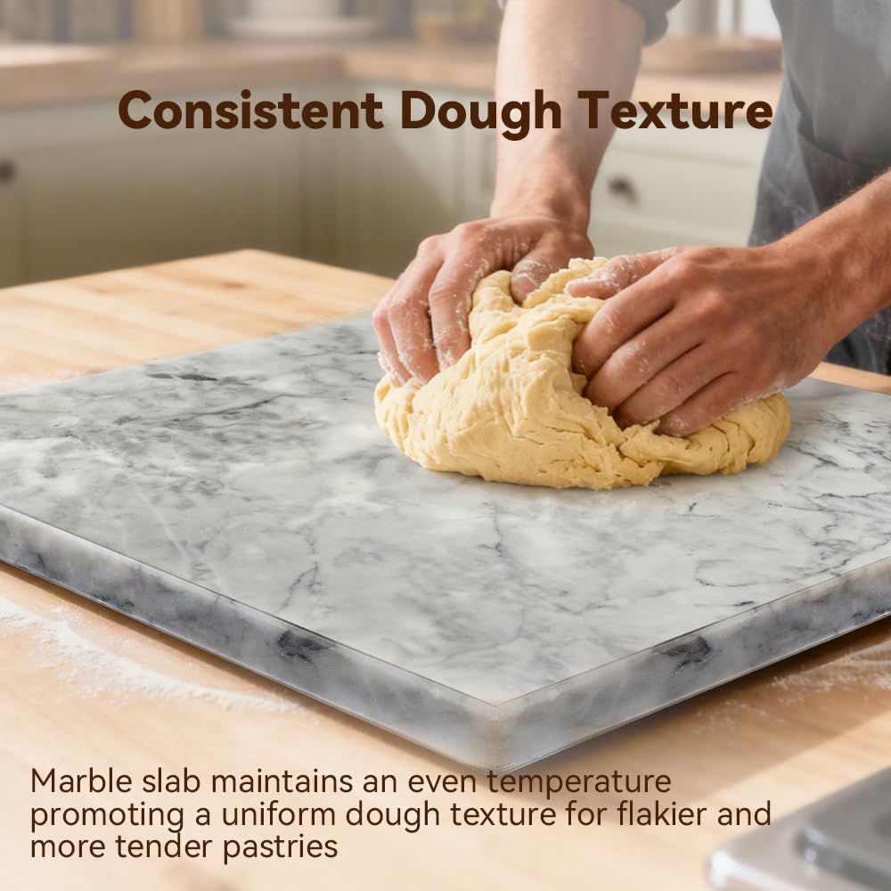 Kota Japan marble pastry board serving display doubles as an elegant tray