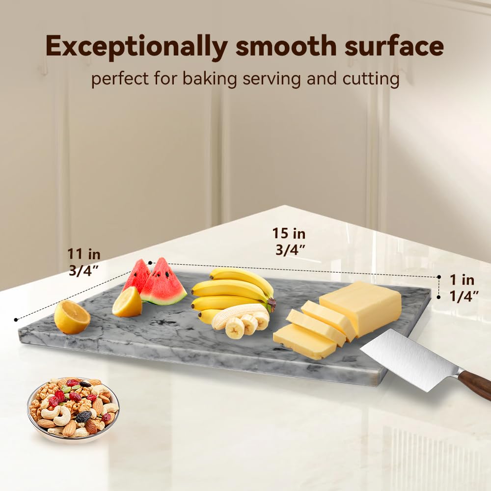 Kota Japan marble pastry board natural veins highlight elegant display and prep surface