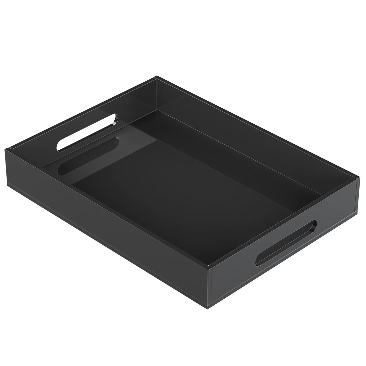 KOTEMON acrylic tray front view showing crystal-clear surface for elegant serving