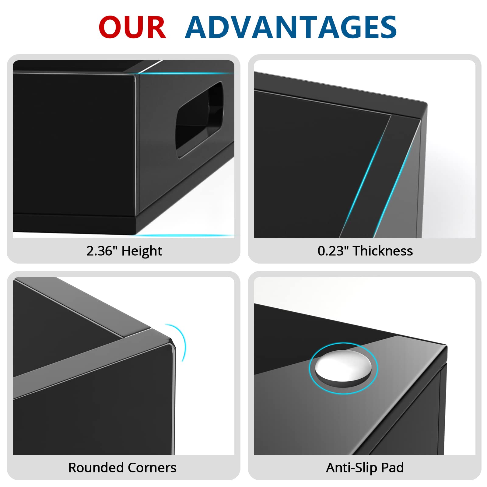 KOTEMON tray sealed edges keep liquids contained during serving