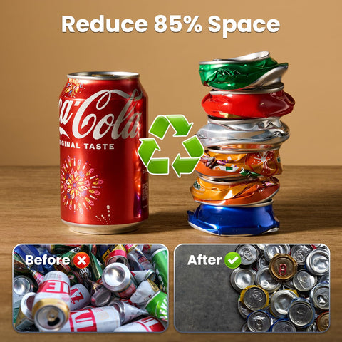 KOTTO space-saving design fits above your bin for easy access.
