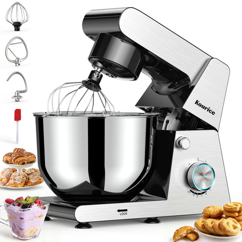 Kourice stand mixer body with stainless cladding highlights durable build for daily baking