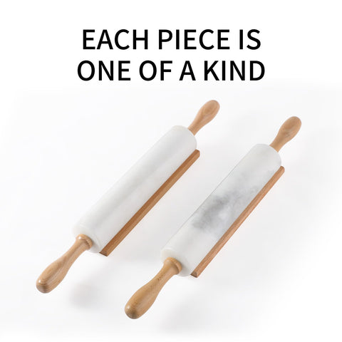 Koville easy-clean marble rolling pin after use