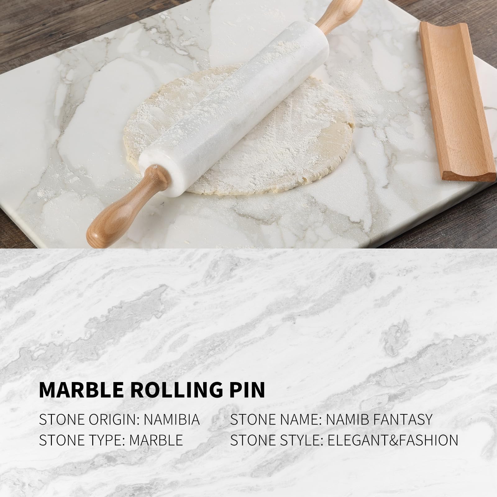 Koville natural marble veins create one-of-a-kind kitchen tool