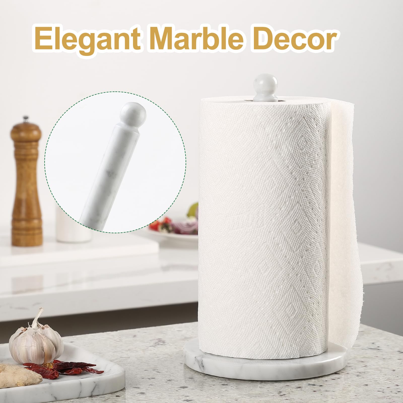 Natural stone veining on Koville holder showing unique character