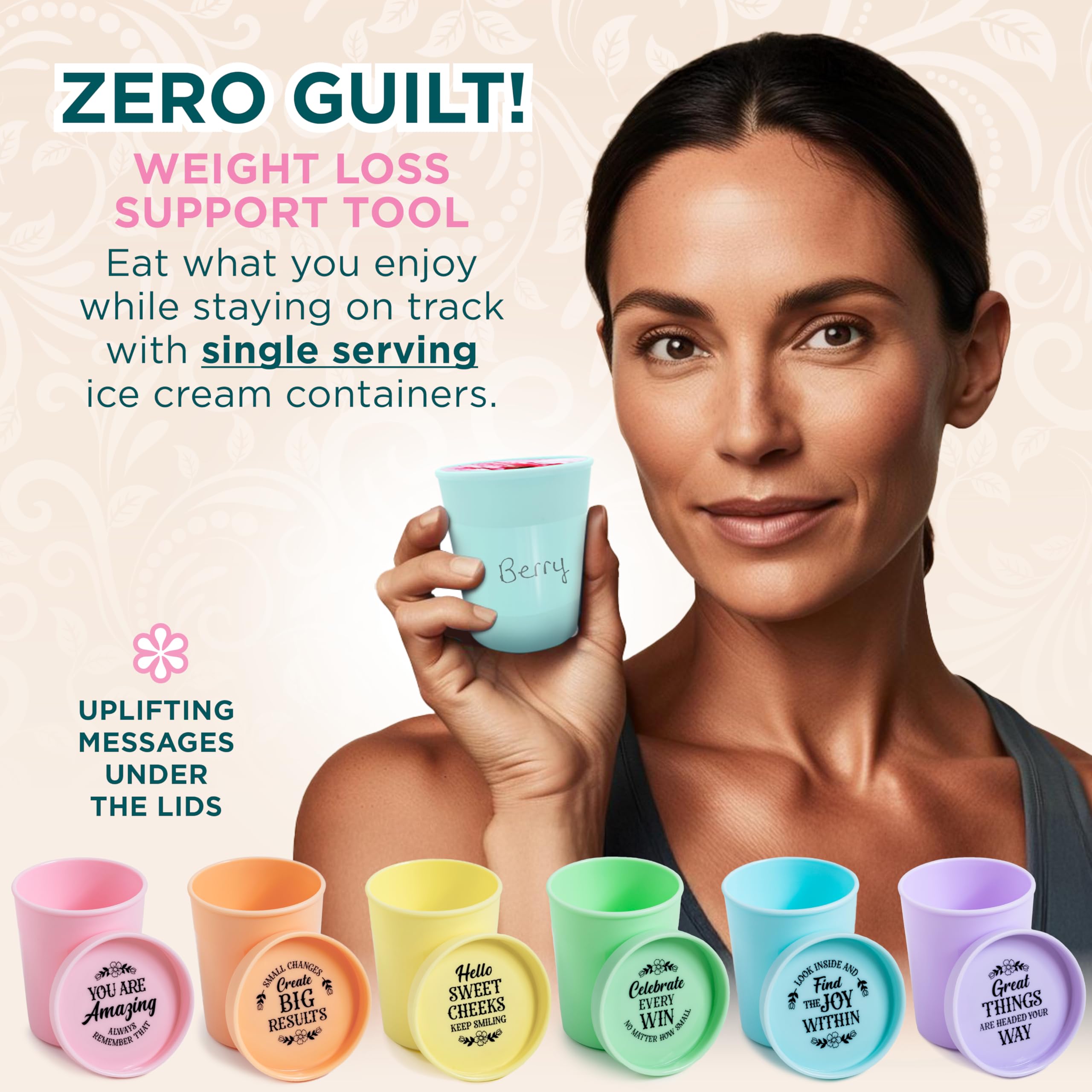 KOYAIRE mini-freezer cups designed for compact freezer organization.