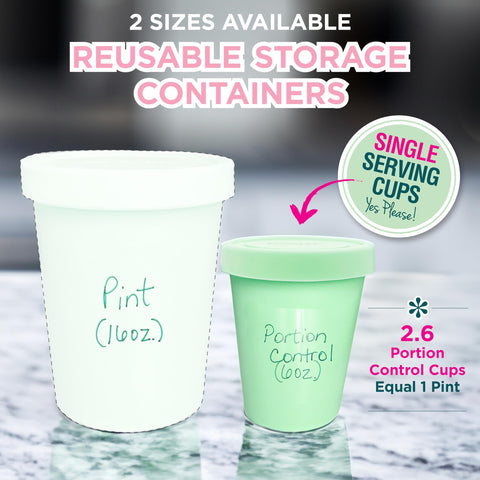 KOYAIRE write-on label area for quick serving notes and portions.
