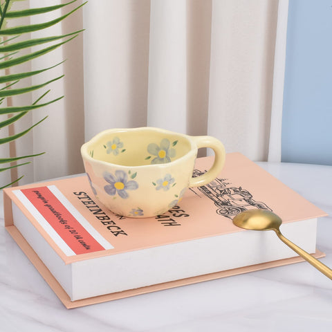 Koythin mug shows a dishwasher-safe icon for easy cleanup after busy mornings.