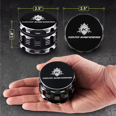KOZO durable aluminum body supports heavy daily use.