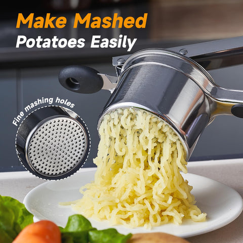 K-PamirZone dishwasher-safe ricer image shows easy cleanup after meal prep